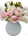 Vietri with Porcelain Spray roses
